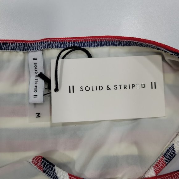 Solid & Striped Elle Bikini Bottom in American Rib Stripe Size Medium - Picture 5 of 10